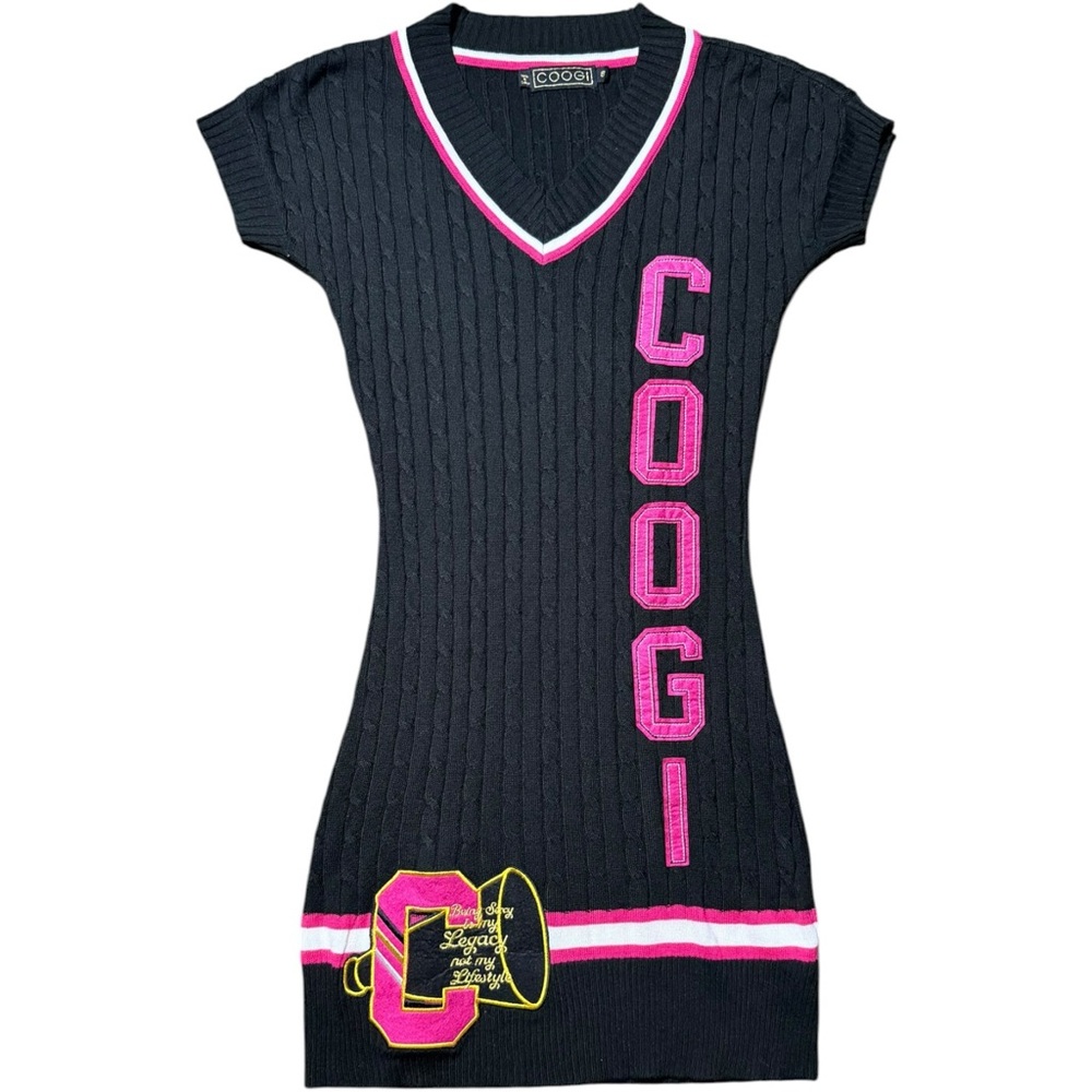 Coogi Y2K Letterman Cheer School Girl Dress